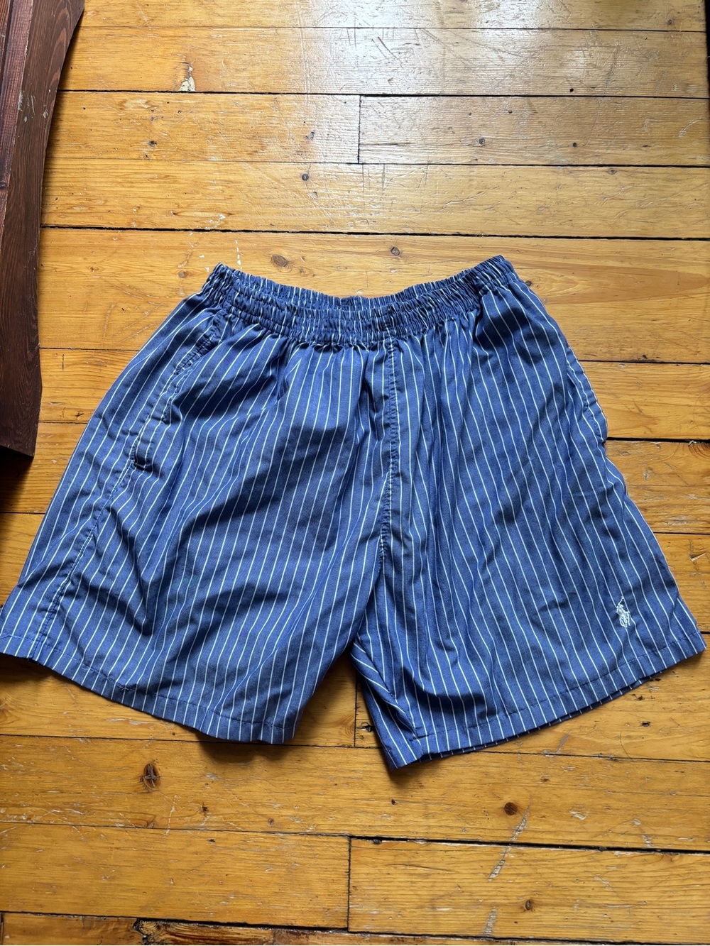 Polo by Ralph Lauren Navy Blue Pinstripe Shorts